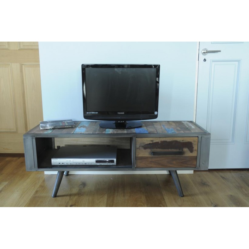 Reclaimed wood TV Unit Reclaim Wooden Rustic Storage Tv • online store Smithers of