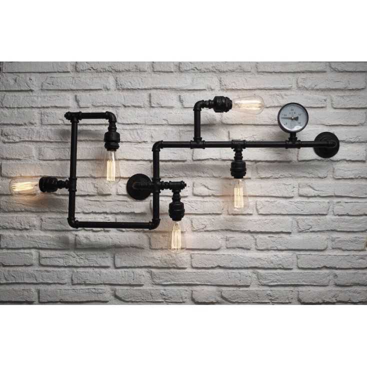 Industrial Pipe Wall Lights Smithers Archives Smithers of Stamford £305.00 Store UK, US, EU, AE,BE,CA,DK,FR,DE,IE,IT,MT,NL,NO...