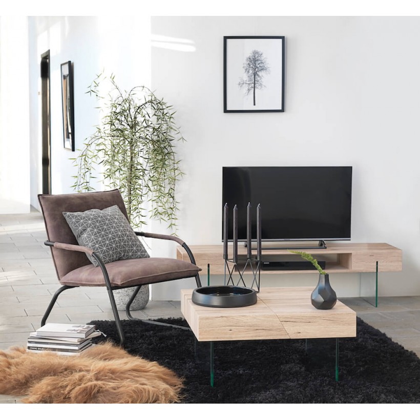 Modern Wood Glass Toronto Tv Unit Retro wooden tv units • UK, US & Canada