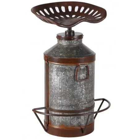 Milk Churn Stool Smithers Bar Stools £250.00 Bar Galvanised product_features