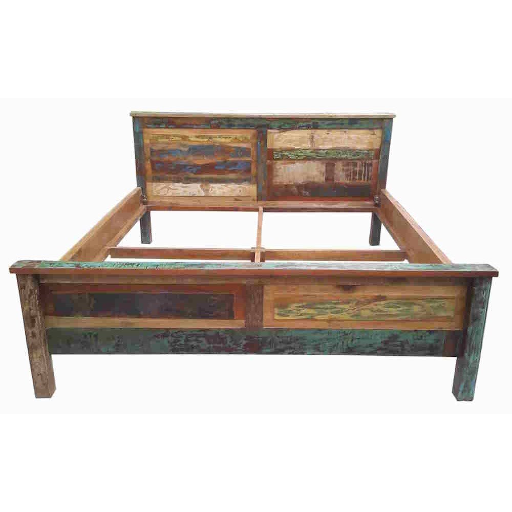 River Thames Super King Bed Frame Smithers Reclaimed Wood Furniture £2,200.00 Bedroom Reclaimed Boat Wood product_features
