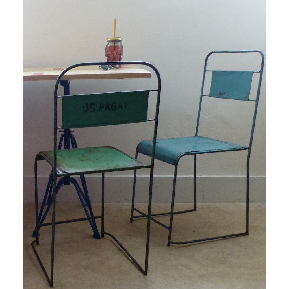 Vintage School Stacking Chairs Smithers Industrial Furniture £65.00 All Rooms Solid Iron product_features