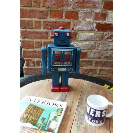 Robbie The Retro Robot Retro Gifts Smithers of Stamford £45.00 Store UK, US, EU, AE,BE,CA,DK,FR,DE,IE,IT,MT,NL,NO,ES,SE