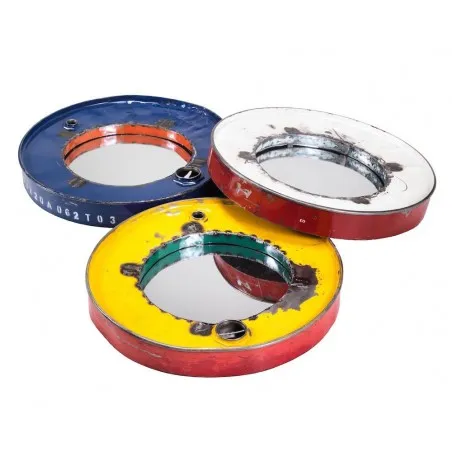 Oil Drum Mirrors Smithers Decorative Mirrors £110.00 All Rooms Reclaimed Steel product_features