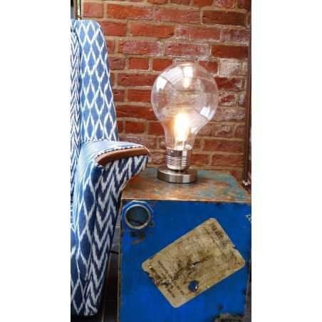 Volta Glass Dome Lamp Lighting Smithers of Stamford £90.00 Store UK, US, EU, AE,BE,CA,DK,FR,DE,IE,IT,MT,NL,NO,ES,SE