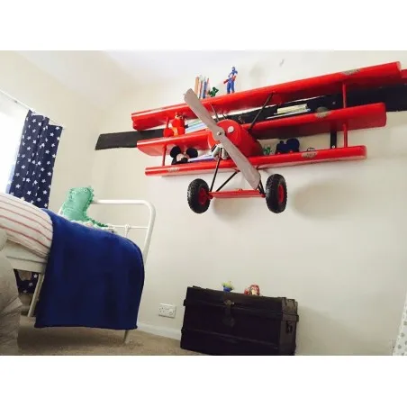 Red Baron Wall Shelving &ndash; Boys Bedroom & Office Wall Decor Smithers Aviator &pound;1,500.00 product_features