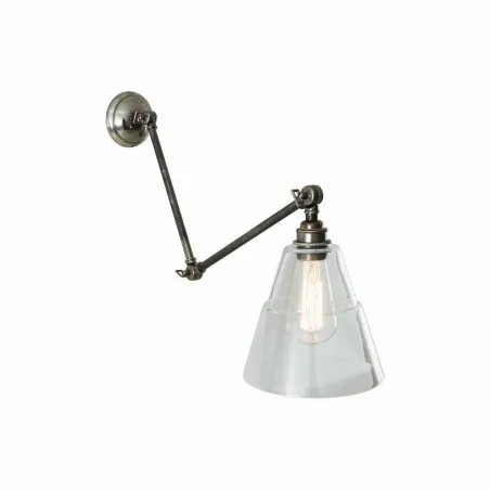 Industrial Wall Poster Lamp Smithers Lighting £198.00 Bar Spun Brass product_features
