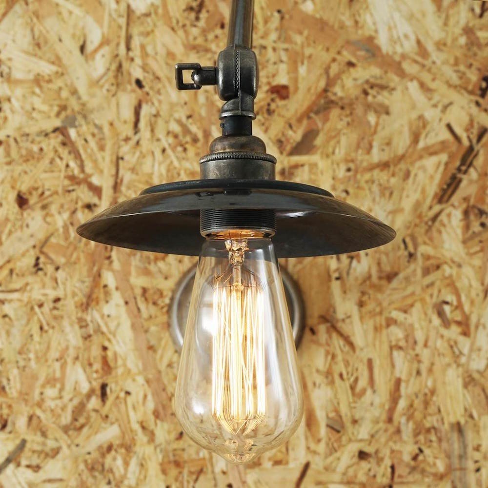 Industrial Pendant Poster Light Smithers Archives £375.00 Spun Brass product_features