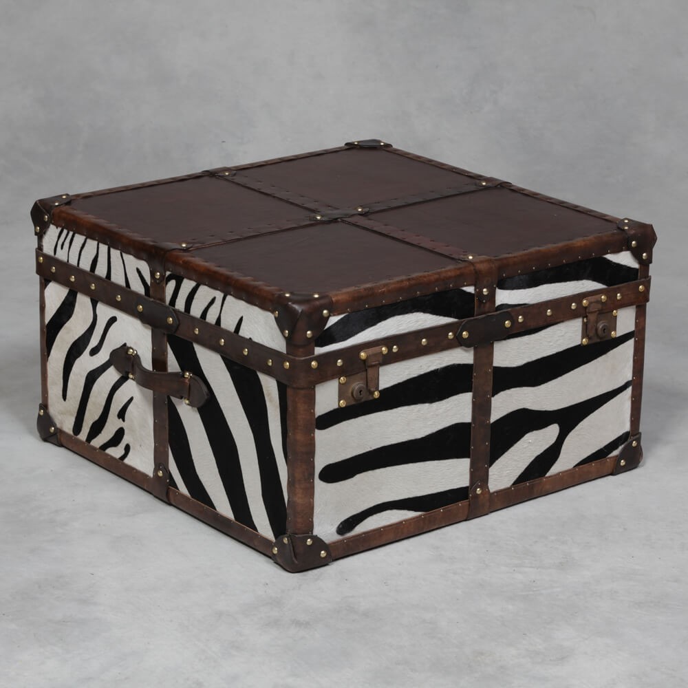 Zebra Hide Trunk Smithers Archives £1,306.00 All Rooms product_features
