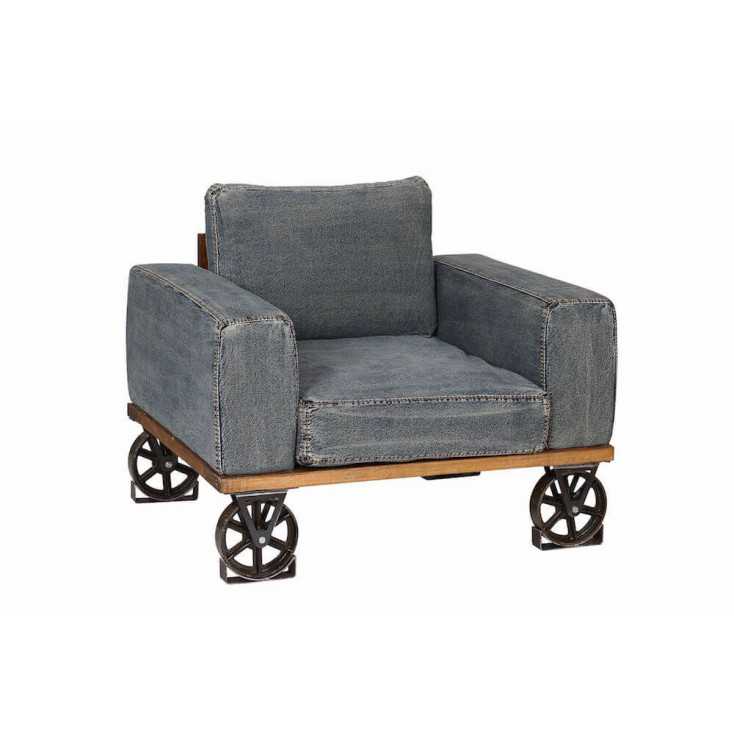 Denim Originals Armchair Smithers Archives Smithers of Stamford £1,531.25 Store UK, US, EU, AE,BE,CA,DK,FR,DE,IE,IT,MT,NL,NO,...