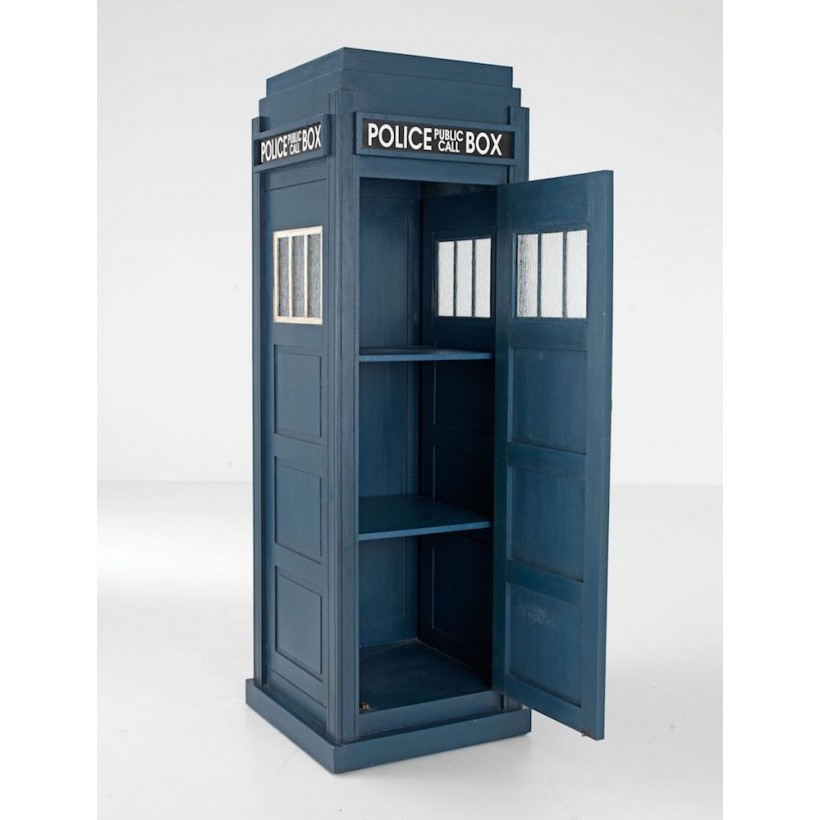 Tall Police Public Call Box Dr Who Large Blue Tardis • UK, US