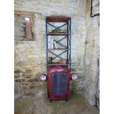 Tractor Bookshelf Smithers Archives £1,902.00 All Rooms Reclaimed Wood Iron product_features