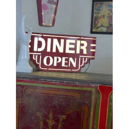 American Diner Sign Smithers Archives Smithers of Stamford £ 92.00 Store UK, US, EU, AE,BE,CA,DK,FR,DE,IE,IT,MT,NL,NO,ES,SE