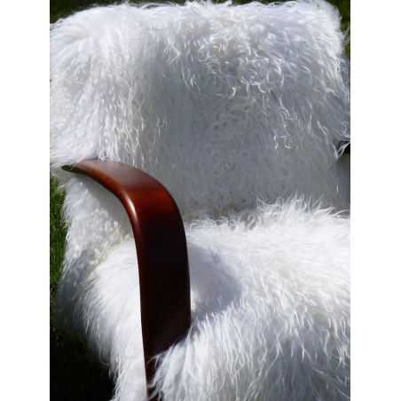 Mongolian Sheepskin Chair Money For Nothing BBC Smithers of Stamford £2,437.50 Store UK, US, EU, AE,BE,CA,DK,FR,DE,IE,IT,MT,N...