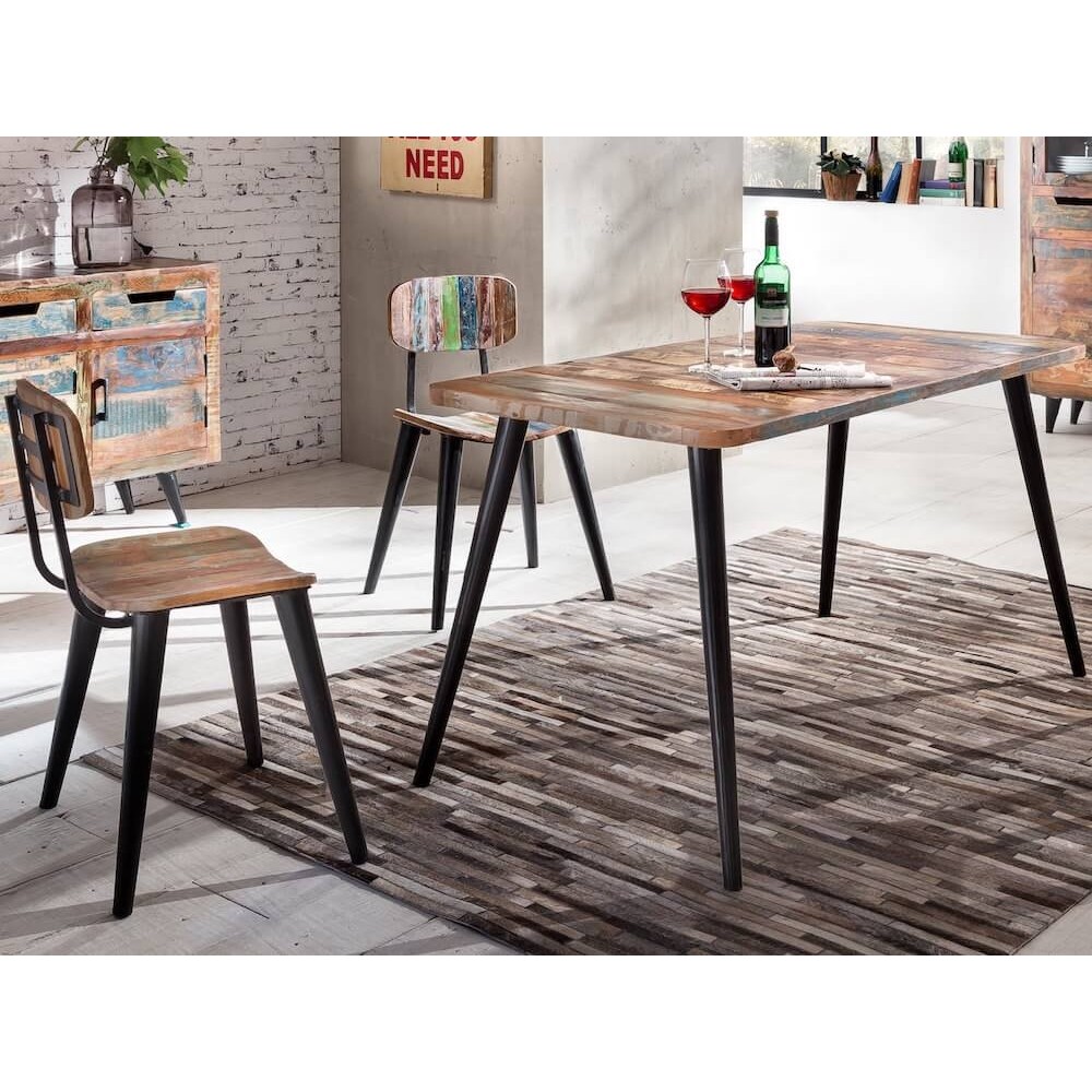 Miami Reclaimed Dining Table & Chairs Smithers Reclaimed Wood Furniture £1,028.00 Dining Room Reclaimed Wood product_features