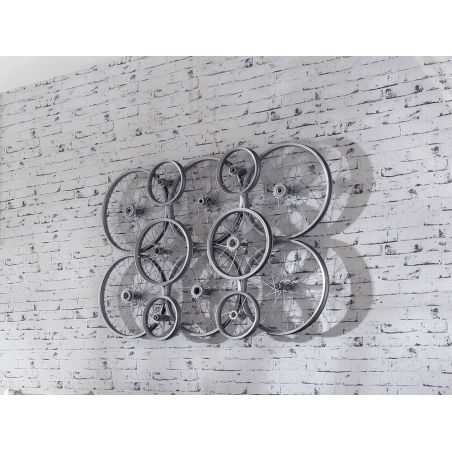 Bike Wheel Recycled Wall Art Retro Gifts Smithers of Stamford £618.75 Store UK, US, EU, AE,BE,CA,DK,FR,DE,IE,IT,MT,NL,NO,ES,SE