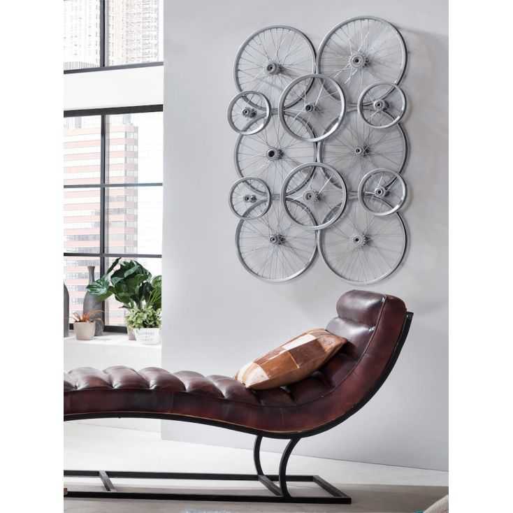 Bike Wheel Recycled Wall Art Retro Gifts Smithers of Stamford £618.75 Store UK, US, EU, AE,BE,CA,DK,FR,DE,IE,IT,MT,NL,NO,ES,SE