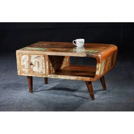 Mish Mash Boat Coffee Table Smithers Archives £481.00 Living Room Reclaimed Boat Wood product_features