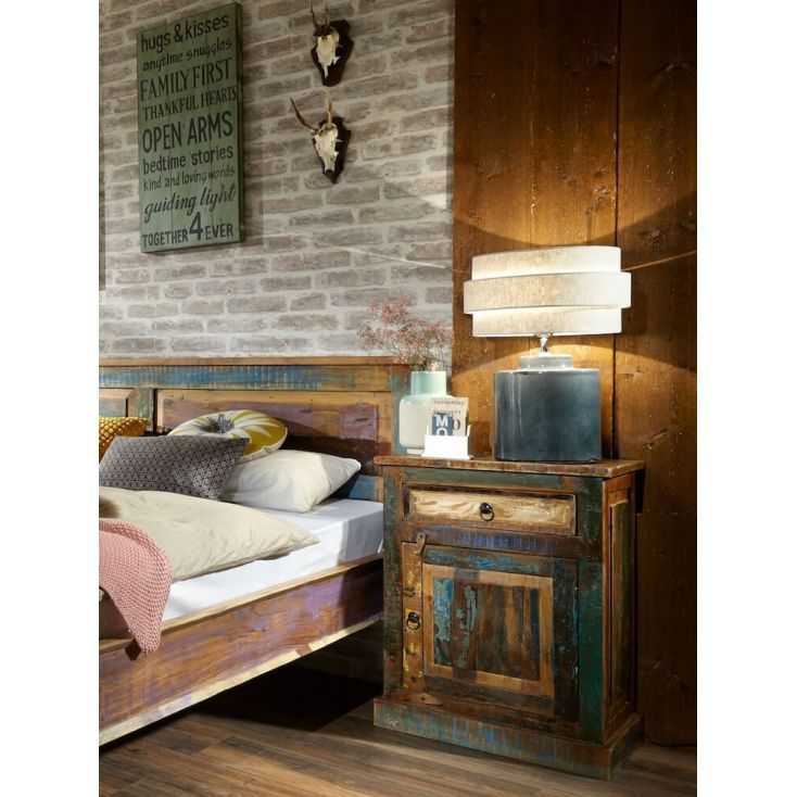 River Thames Bedside Cabinet Recycled Wood Furniture Smithers of Stamford £567.50 Store UK, US, EU, AE,BE,CA,DK,FR,DE,IE,IT,M...
