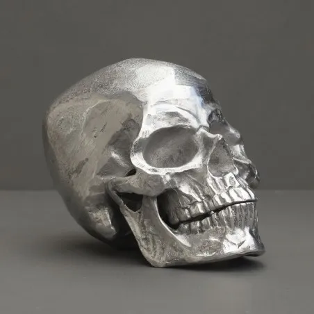 Silver Skeleton Skull Smithers Retro Ornaments £55.00      product_features