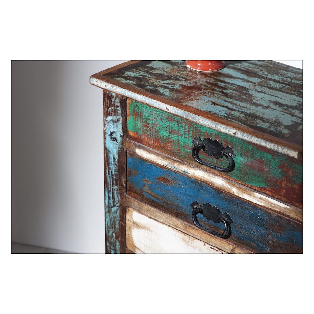 River Thames Narrow Console Table Reclaimed Wood Furniture £642.00 Hallway Reclaimed Boat Wood product_features