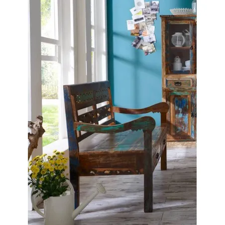 Reclaimed Wood Bench Smithers Reclaimed Wood Furniture £1,131.00 All Rooms Reclaimed Boat Wood product_features