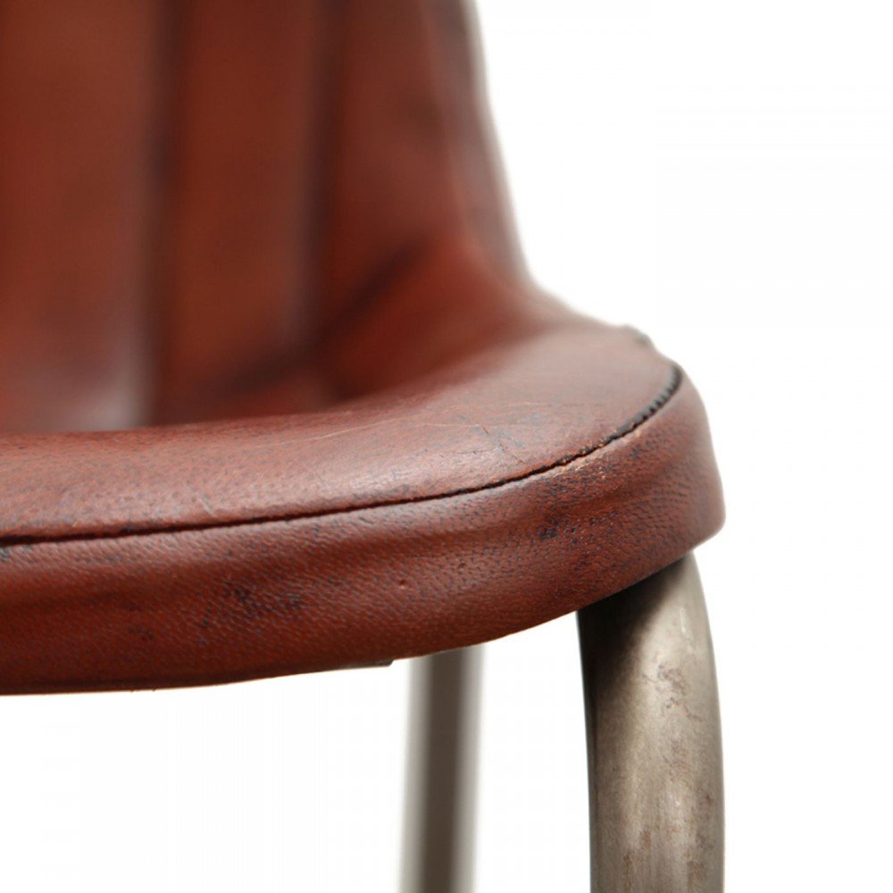 Leather Industrial Cowhide Dining Chair Smithers Archives £300.00 Dining Room Iron product_features