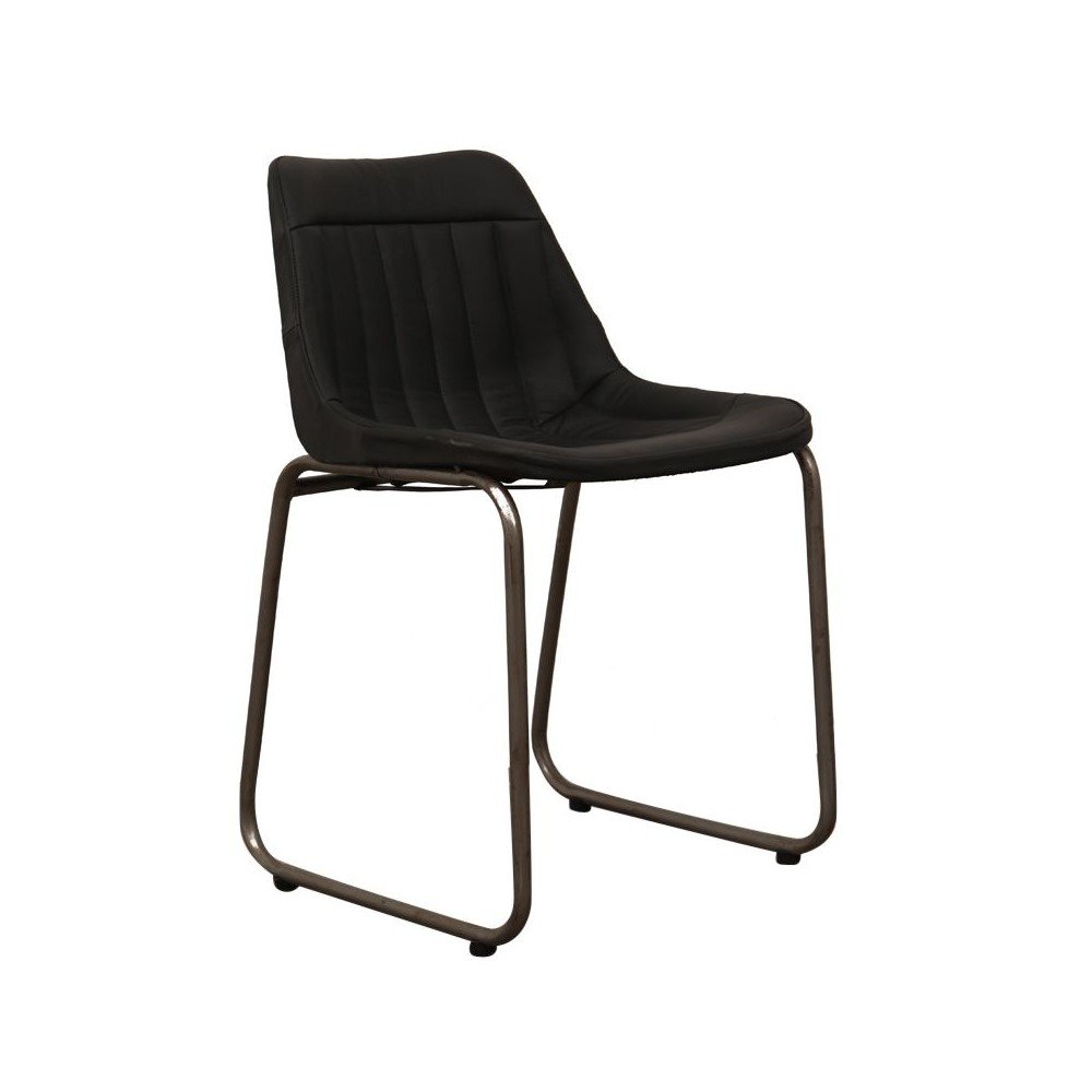 Leather Industrial Cowhide Dining Chair Smithers Archives £300.00 Dining Room Iron product_features