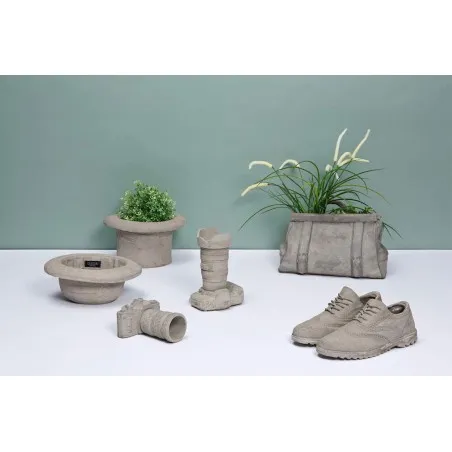 Concrete Top & Bowler Hat Garden Planter Seletti Retro Ornaments &pound;54.42 product_features