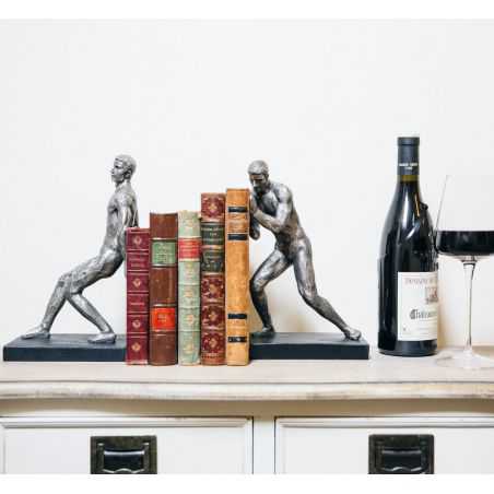 Strong Man Bookends Retro Ornaments Smithers of Stamford £75.00 Store UK, US, EU, AE,BE,CA,DK,FR,DE,IE,IT,MT,NL,NO,ES,SE