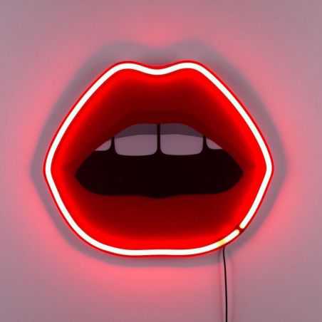 Neon Mouth Lamp Lighting Seletti £235.00 Store UK, US, EU, AE,BE,CA,DK,FR,DE,IE,IT,MT,NL,NO,ES,SE