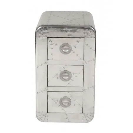 Aviator Storage Chest Smithers Wooden Chest of Drawers £850.00 All Rooms Aluminium product_features