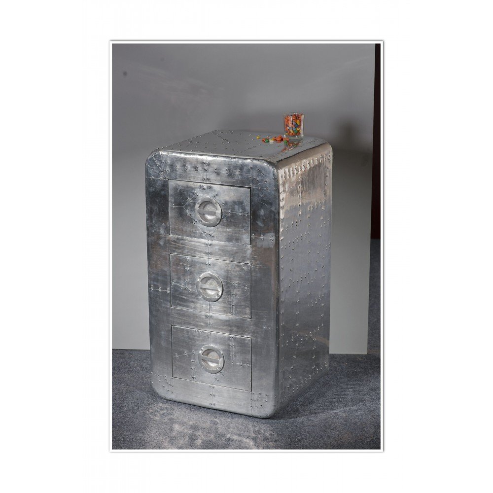 Aviator Storage Chest Wooden Chest of Drawers £850.00