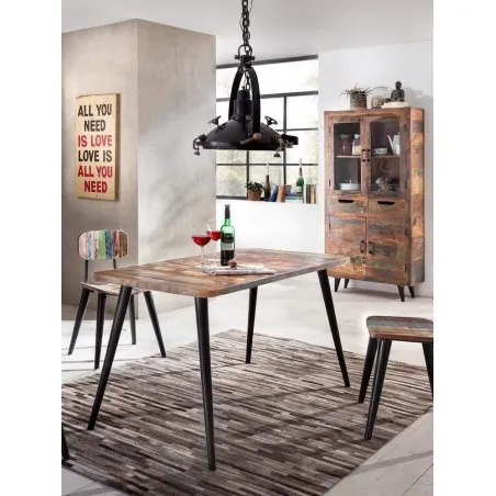 Miami Reclaimed Dining Table & Chairs Smithers Reclaimed Wood Furniture £1,028.00 Dining Room Reclaimed Wood product_features