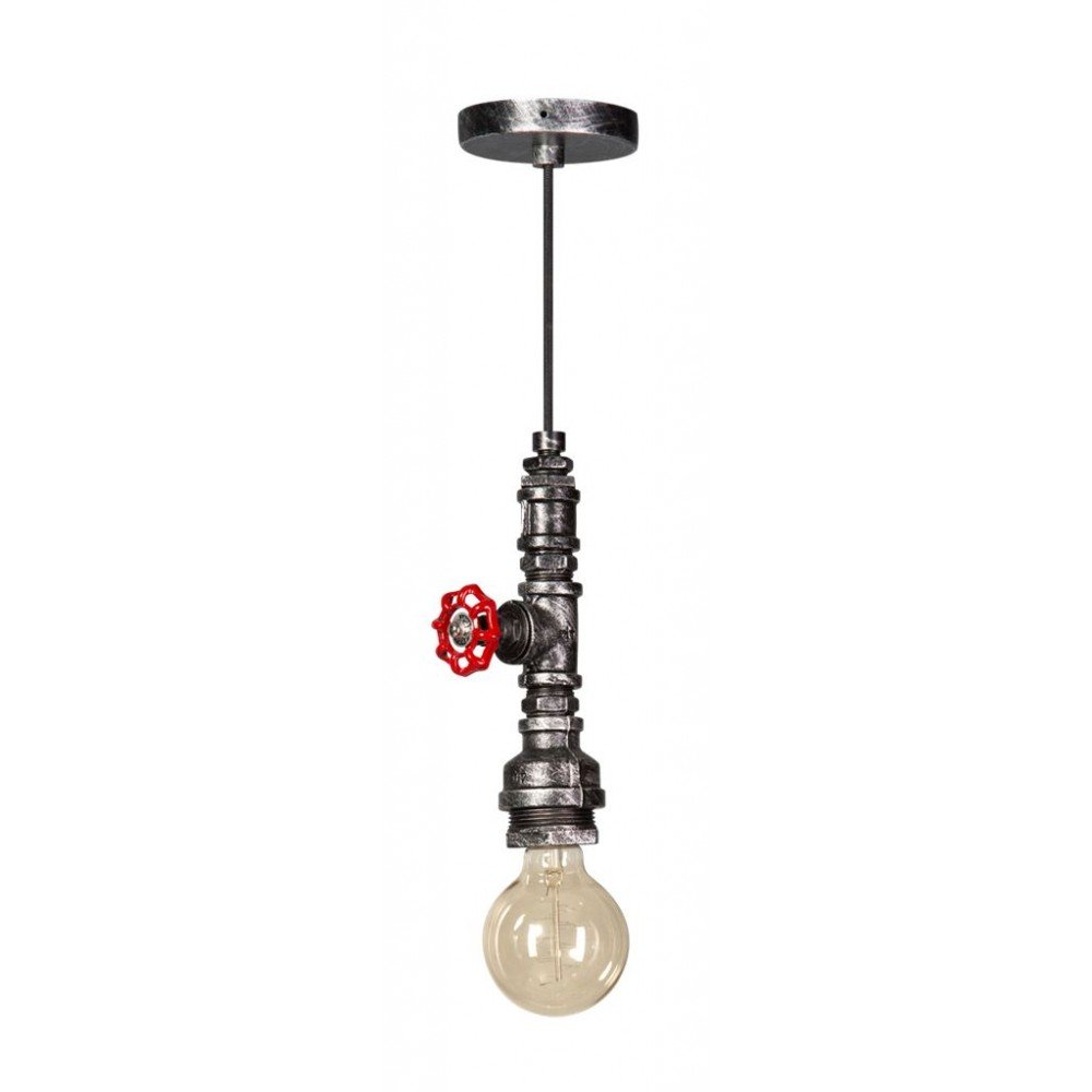 Fire Hydrant Industrial Pipe Pendant Light – Urban Ceiling Drama Smithers Lighting £145.00 All Rooms product_features