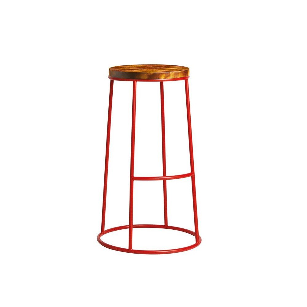 Industrial Red Bar Stool Industrial Furniture £227.00 Bar Steel product_features