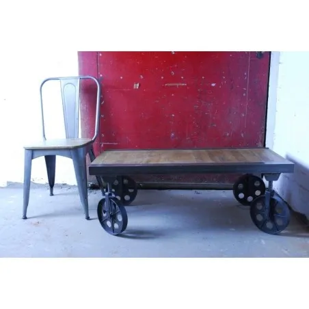 Vintage Helsing Industrial Coffee Table Smithers Archives £344.00 Living Room Mango Wood product_features