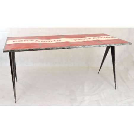 Oil Drum Dining Table Smithers Archives  £1,350.00 Store UK, US, EU, AE,BE,CA,DK,FR,DE,IE,IT,MT,NL,NO,ES,SE