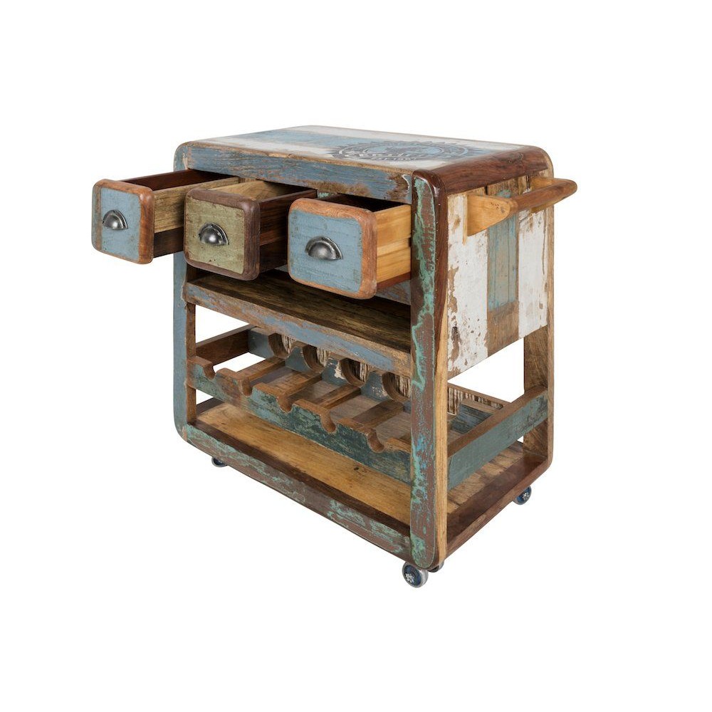Reclaimed Wood Mini Bar Smithers Reclaimed Wood Furniture £1,375.00 All Rooms Reclaimed Boat Wood Iron product_features