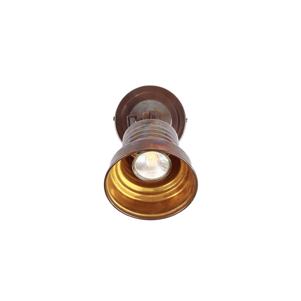 Industrial Wall Mount Light Smithers Lighting £119.00 Spun Brass product_features