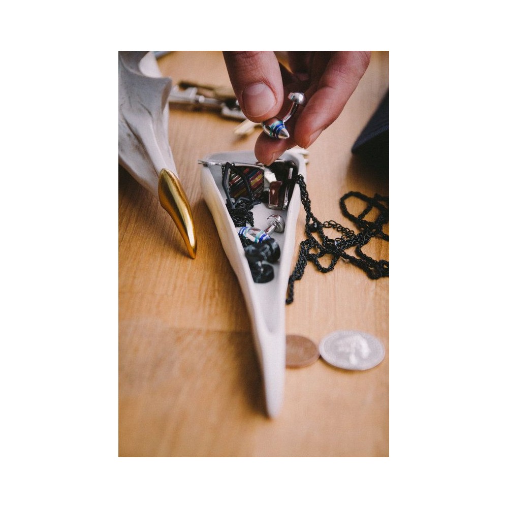 Bird Skull Jewellery Storage Tidy  Personal Accessories £35.00      product_features