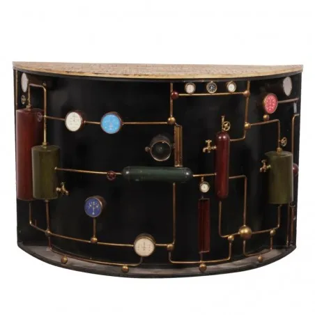 Steampunk Bar Archives £1,815.00 Kitchen Mango Wood Steel product_features