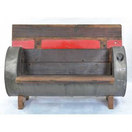 Oil Drum Reclaimed Garden Bench Oil Drum Furniture Smithers of Stamford £1,300.00 Store UK, US, EU, AE,BE,CA,DK,FR,DE,IE,IT,M...
