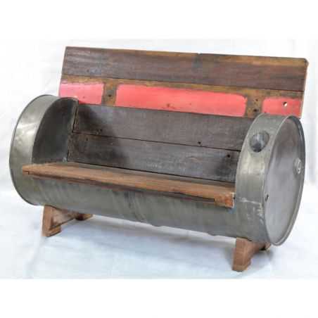 Oil Drum Reclaimed Garden Bench Oil Drum Furniture Smithers of Stamford £1,200.00 Store UK, US, EU, AE,BE,CA,DK,FR,DE,IE,IT,M...