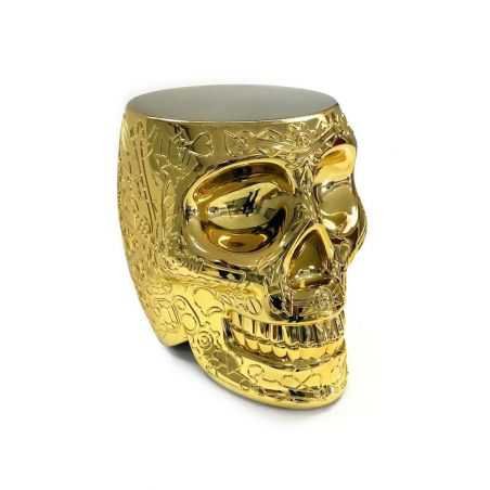 Qeeboo Mexico Skull Head Side Table Side Tables & Coffee Tables £278.00 Store UK, US, EU, AE,BE,CA,DK,FR,DE,IE,IT,MT,NL,NO,E...