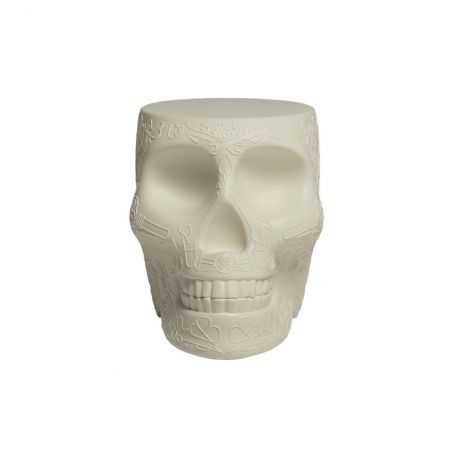 Qeeboo Mexico Skull Head Side Table Side Tables & Coffee Tables £278.00 Store UK, US, EU, AE,BE,CA,DK,FR,DE,IE,IT,MT,NL,NO,E...