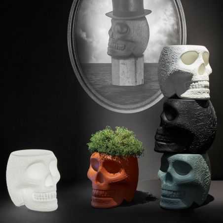 Skull Head Planter And Champagne Bucket Retro Ornaments  £257.00 Store UK, US, EU, AE,BE,CA,DK,FR,DE,IE,IT,MT,NL,NO,ES,SE