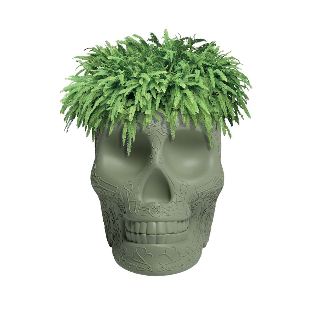 Skull Head Planter And Champagne Bucket Retro Ornaments £236.00