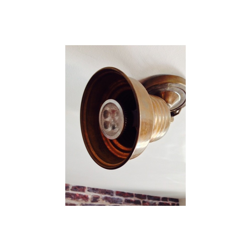 Industrial Wall Mount Light Smithers Lighting £119.00 Spun Brass product_features