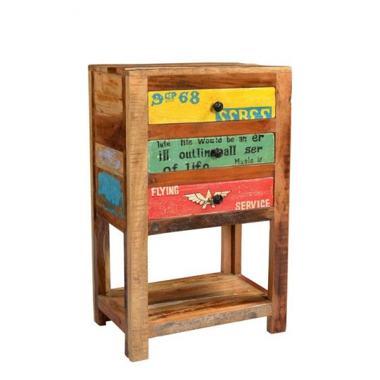 Phone Table Reclaimed Recycled Rustic Wood Hallway Entry Table